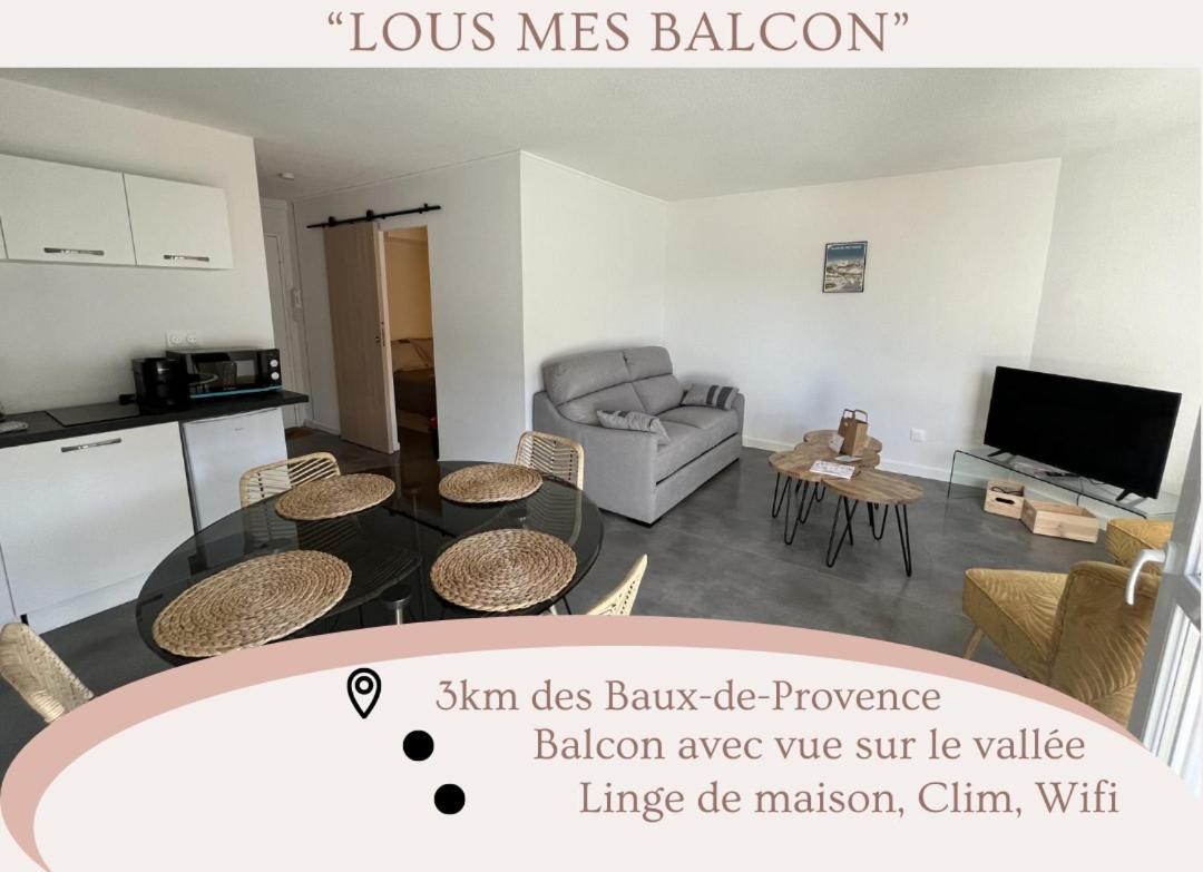 "Lou Mes" Baux-De-Provence Balcon Apartment Екстериор снимка